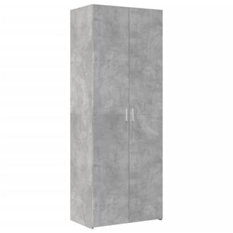 vidaXL Highboard Concrete Grey 70x42.5x185 cm Engineered Wood Vidaxl