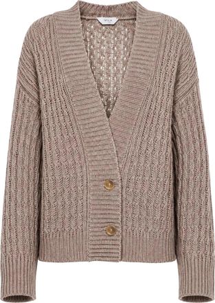 Malo Cable-Knit Cashmere Cardigan