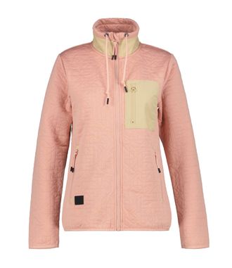 Icepeak Strickfleecejacke ICEPEAK D STRICKFLEECEJACKE AMENIA, Damen, Gr. L, pink, Obermaterial: 97% Polyester, 3% Elasthan, Jacken Strickfleecejacke, sportlic