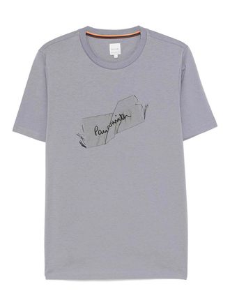 Paul Smith Label-Print T-Shirt