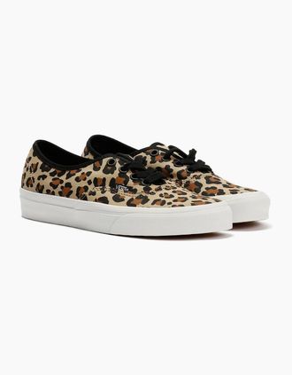 Vans Womens Vans Authentic Animalier Leopard Trainers - Brown - Size: 7