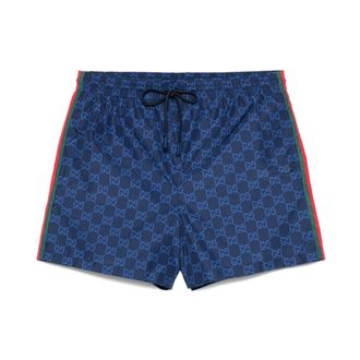Gucci Badmode, Heren, Blauw, M, Gucci Sea kleding Blauw