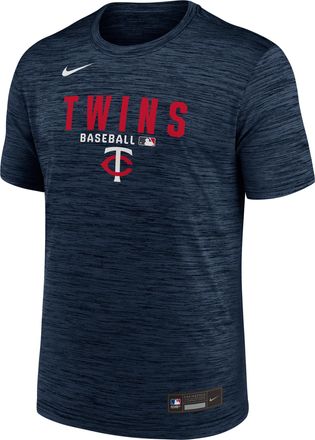 Nike Minnesota Twins Authentic Collection Nike Mens Dri-FIT MLB T-Shirt in Blue | 02ER4FATIS-RMG
