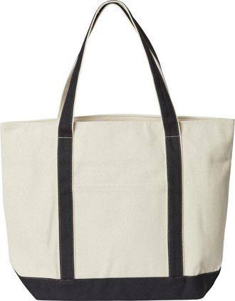 Liberty Bags X-Large Boater Tote with Zippered Closure