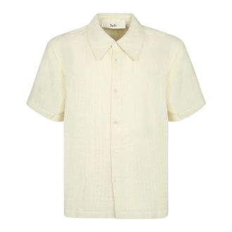 S&eacute;fr Short Sleeve Shirts, male, White, Size: XL Mss26Dayot DOG
