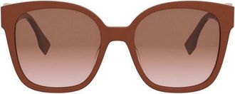 Fendi Ff Diamonds Red