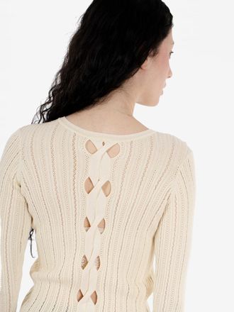 Sessun Alencar knitted jumper fleur de sel