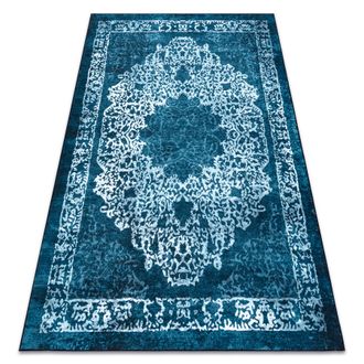 RugsX Rugsx - Antika Alfombra 123 Tek, Adorno Sunset, Lavable - Gris Blue 120x170 Cm