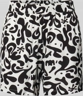 Pieces Regular Fit Shorts aus reiner Viskose Modell BARRI in Black, Gr&ouml;&szlig;e XL