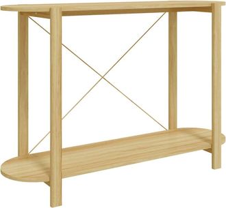 vidaXL Mesa Consola De Madera Contrachapada 110x38x75 Cm Vidaxl