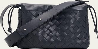 Bottega Veneta Mens Drawstring Leather Dustbag