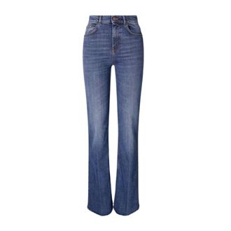 Tory Burch Jeans - female - Tory Burch - Bootcut Jeans - Blue - W28 - Jeans