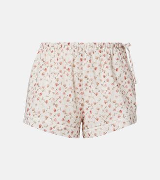 Poss&eacute; Charlotte floral cotton shorts