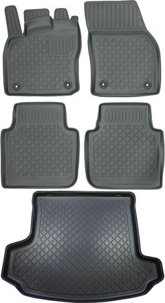 OEM Juego De Alfombrillas Para Coche Y Alfombrilla Para Maletero Para Skoda Kodiaq Suv A Partir De Marzo De 2017