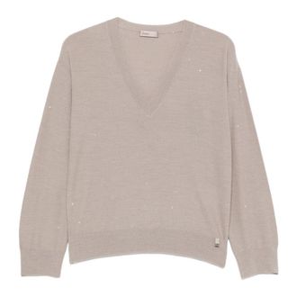 Herno unisex, Truien, Beige, Maat: S Wol