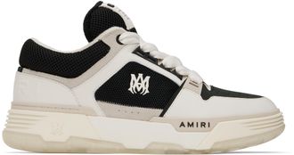 Amiri Mens Skel Top Low Black/White Plaid Sneaker from