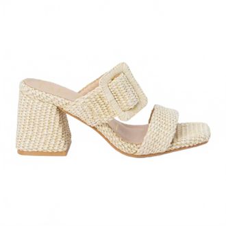 Matisse Footwear Womens Lucy Raffia Sandal In Beige