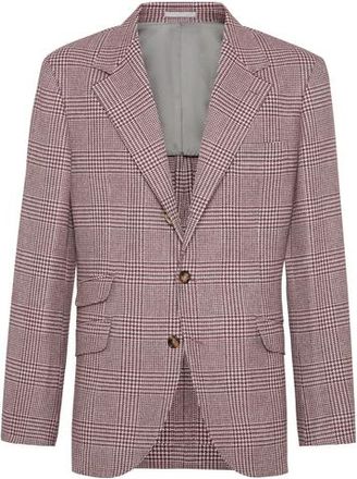 Brunello Cucinelli Deconstructed Cavallo blazer in Purple-Red at Nordstrom, Size 46 It
