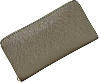 Celine Pre-owned Wallets, female, Gray, Size: ONE SIZE Pre-owned Leather Wallet