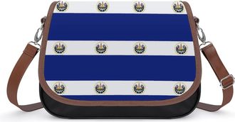 Generic El-Salvador Flag Small Womens Crossbody Bags Shoulder Handbag with Adjustable Strap for Travel