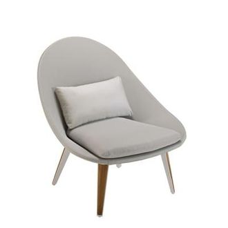 Vlaemynck Padded armchair Vanity - Grey - Sling canvas