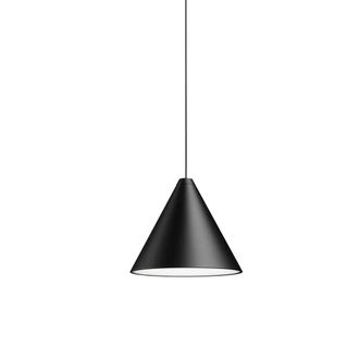 FLOS String Light Pendelleuchte, Kegelkopf, Kabell&auml;nge: 12 m, schwarz