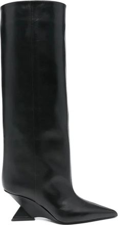 The Attico Zwarte Tube Boot 60mm - Dames - Hoge Laarzen - Zwart - 38 EU - Schoenen