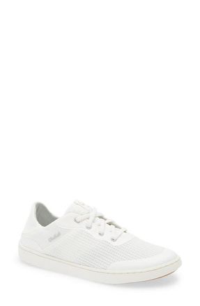 Olukai Kahakai Sneaker in Bright White /Bright White at Nordstrom, Size 7.5