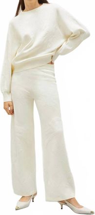 Marella Ughetta 2 Terrycloth Palm Pants In Cream
