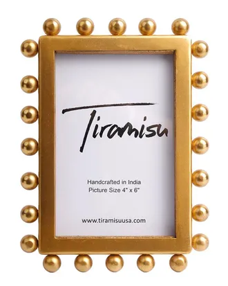 Tiramisu Blush Pearl Mosaic Resin Photo Frame
