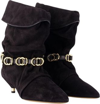 Isabel Marant Womens Ankle Boot Black Calfskin