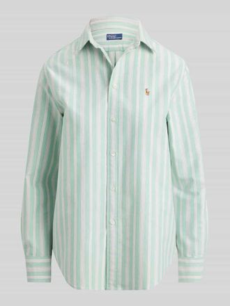 Polo Ralph Lauren Regular Fit Hemdbluse aus reiner Baumwolle in Hellgruen, Gr&ouml;&szlig;e XL