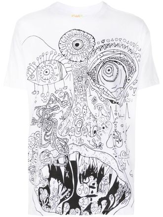 Amir Slama T-shirt SLamB AAARrRrGgghh - Bianco