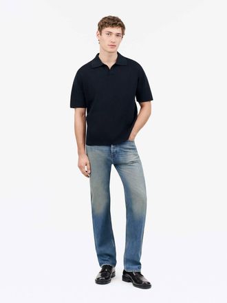 Tiger Of Sweden Maelon Short Sleeve Polo Shirt In Night Heaven