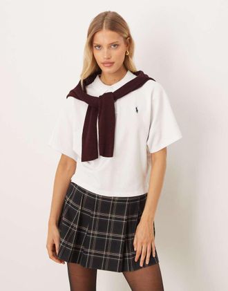 Polo Ralph Lauren Polo in maglia bianca-Bianco