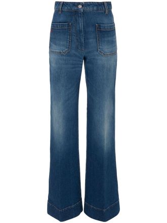 Victoria Beckham Flared jeans - Blauw