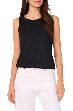 Vince Camuto Keyhole Back Sleeveless Top in Rich Black at Nordstrom, Size X-Large