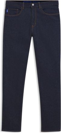HUGO BOSS Slim-fit jeans in dark-blue stretch denim