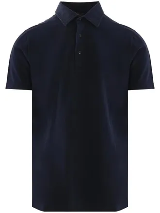 Loro Piana cotton polo shirt - men - Cotton - S - Blue