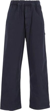 Maison Margiela Broeken, Heren, Blauw, S, Katoen, Werkbroeken