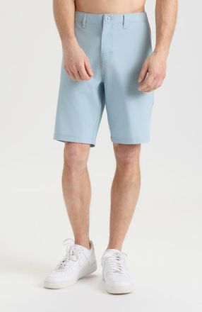 Salt Life Transition Hybrid Shorts in Blue Fog at Nordstrom, Size 30