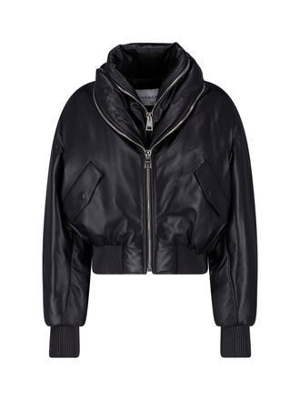 Givenchy Giacca Bomber Zip In Nappa Di Agnello