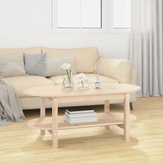 vidaXL vidaXL Tavolino da Salotto 110x55x45 cm Legno Massello di Pino