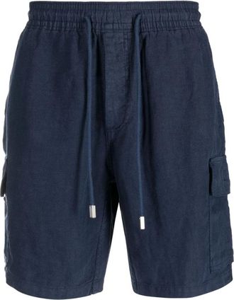 Vilebrequin Casual Shorts - Heren - Korte Broeken - Blauw - 2XL - Linnen - Korte Broeken