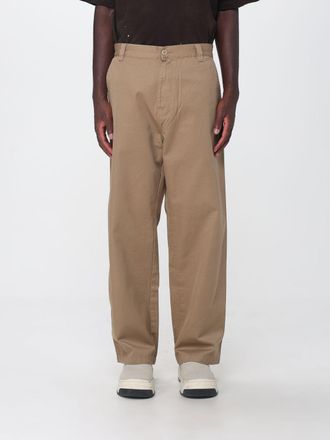 Carhartt Work in Progress Pantaloni wide leg Brady in cotone con logo posteriore
