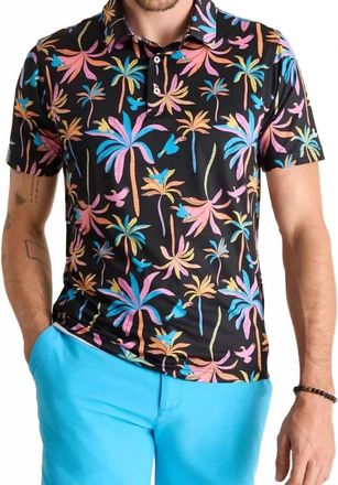Chubbies Mens Light Night Performance Polo In Black