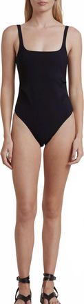 Bec&bridge Aluna Tuck One Piece Swimsuit In Black