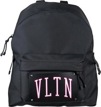 Valentino Garavani Vltn Backpack - Heren - Rugzakken - Zwart - ONE Size - Nylon - Tassen