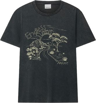 Isabel Marant Isabel Marant, T-Shirts, male, Black, Size: S Honore T-shirt