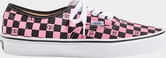 Valentino Garavani x Vans Mens Tess St VLogo Check Canvas Low-Top Sneakers